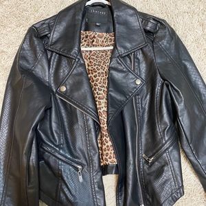 Faux leather jacket